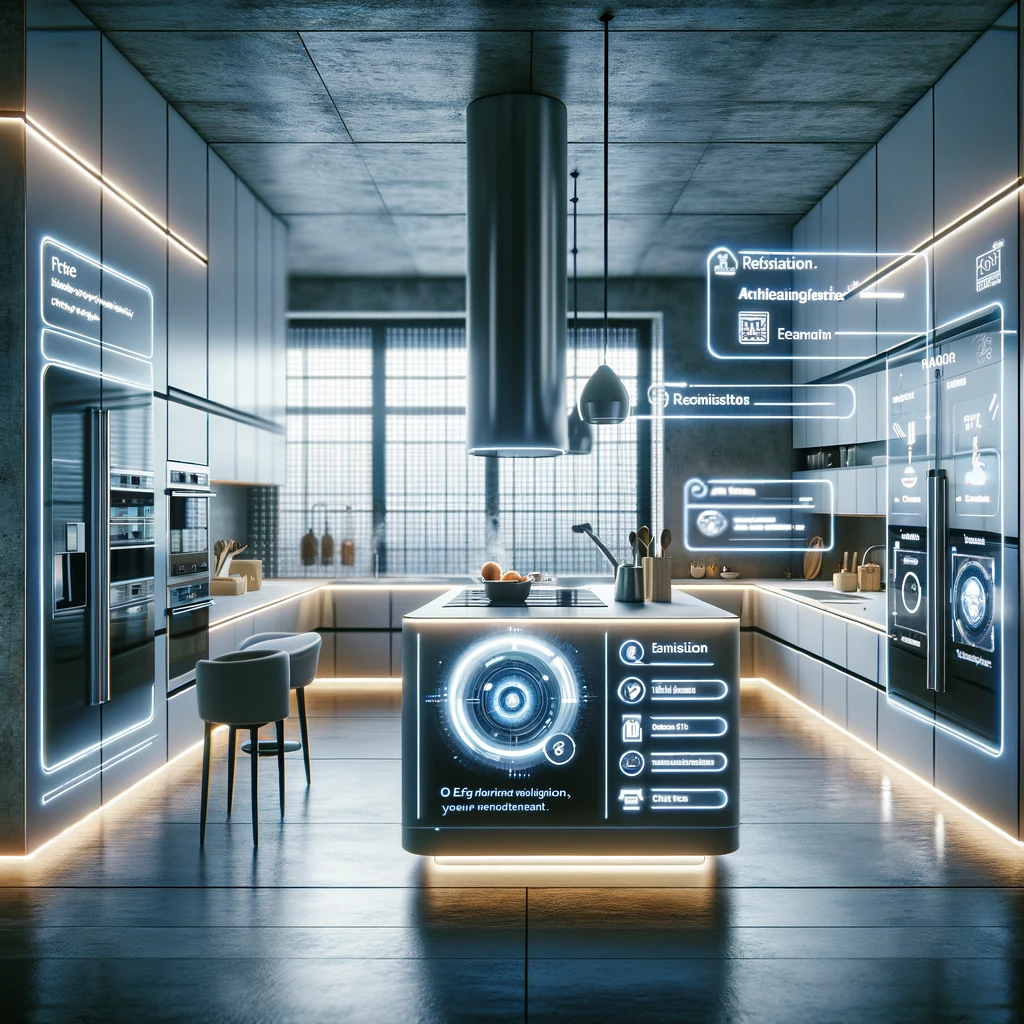 Futuristic kitchen